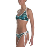 Find Your Coast Reversible Swimwear OUR Outdoors Camo Bikini (White or Black Piping)