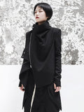 Sumire Long Sleeve Zipper Split Jacket