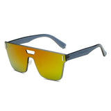 DEVON | S2075 - Unisex Retro Square Mirrored Sunglasses