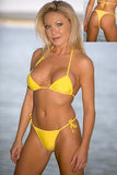 Tanga Tie Thong Bikini (Mellow Yellow)