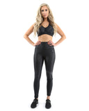 SALE! 50% OFF! Genova Activewear Set - Leggings & Sports Bra - Black [MADE IN ITALY] - Size Small