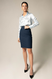 Navy Women's Straight Skirts