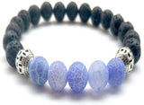 Purple Lava Stone Essential Oil Bracelet