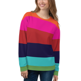 Rainbow Stripe  Sweatshirt