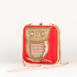 Bird Embroider Party Clutch