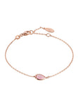 Pisa Mini Teardrop Bracelet Rosegold Pink Tourmaline