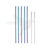 Hydrate Straws Rainbow Set of 5