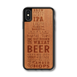 Slim Wooden Phone Case | Microbrew Craft Beer in Mahogany