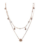 Gold Plated Layered Necklace J03 - 3 Colors