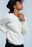 Cream Knit Sweater