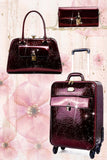 Rosy Lox Luggage 3 Pcs. Vegan Leather Suitcase Set