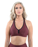 SALE! 50% OFF! Verona Activewear Sports Bra - Maroon [MADE IN ITALY] - Size Small