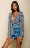 Winona Bohemian Tie Romper