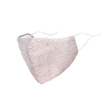 Reiki Sequin Face Mask - Pink