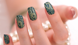 Royal Paisley Nail Wraps