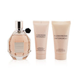 VIKTOR & ROLF - Flowerbomb Coffret: Eau De Parfum Spray 100ml/3.4oz + Body Cream 40ml/1.36oz + Shower Gel 50ml/1.7oz