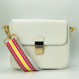 Tiny Leather Handbag -White (Option 2)