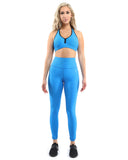 SALE! 50% OFF! Positano Activewear Set - Leggings & Sports Bra - Aqua [MADE IN ITALY] - Size Small