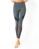 Fantastica Compression Leggings With Supplex Fabric and Cut-Out Mesh Panels