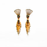 The Dancing Peacock Earrings.