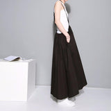 Baghy Tie Skirt Dress - Black