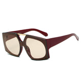 ESSEN | S2056 - Women Vogue Fashion Square Oversize Sunglasses