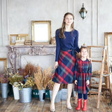 Plaid Cotton Fit-n-Flare Skirt/Dress Mummy & Girl