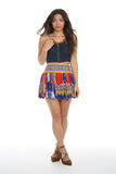 Fiesta De Playa Ruffle Mini Skirt