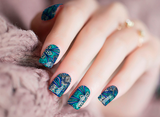 Peacock Nail Wraps